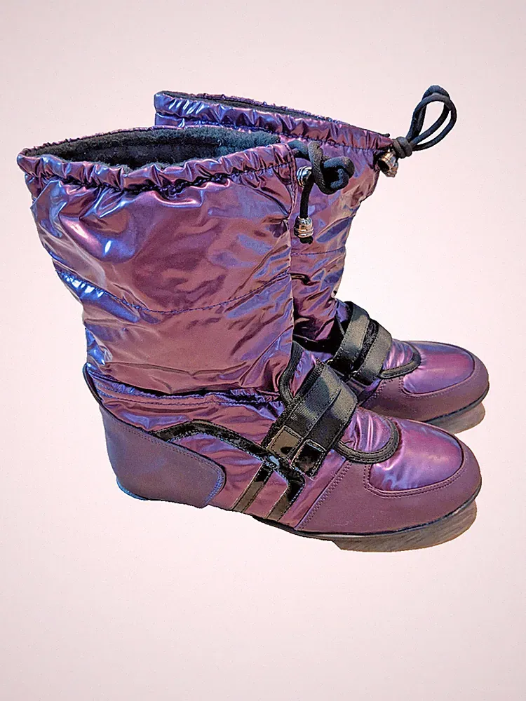 Annalisa Damen Schneestiefel Damen Festival Winter Thermo Stiefel Lila