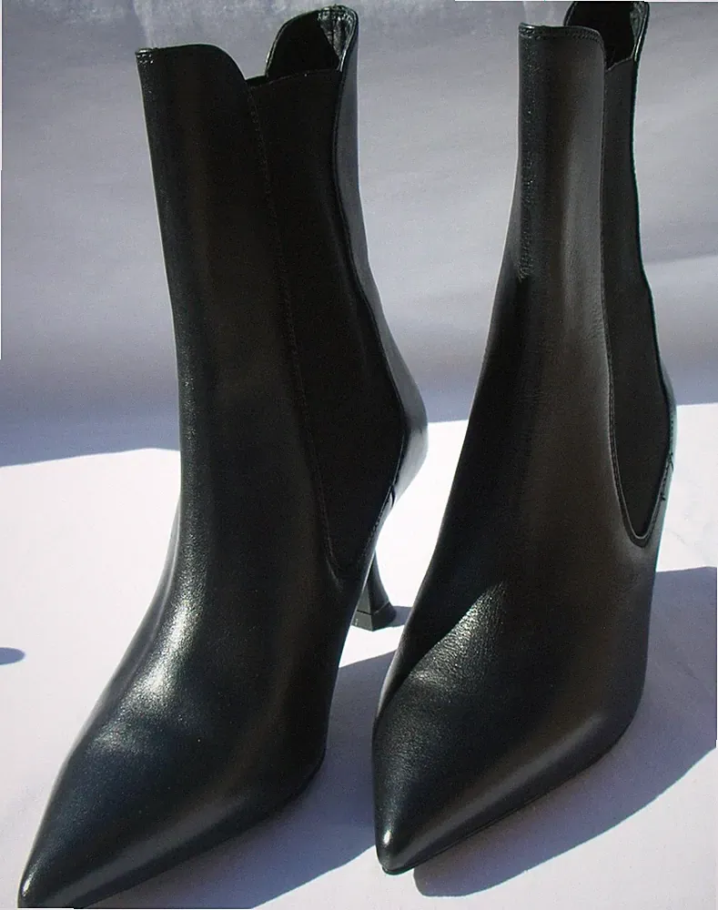 Another A An other A Booties Stiefel Stiefelette Gr. 41 !! schwarz Leder neu ovp