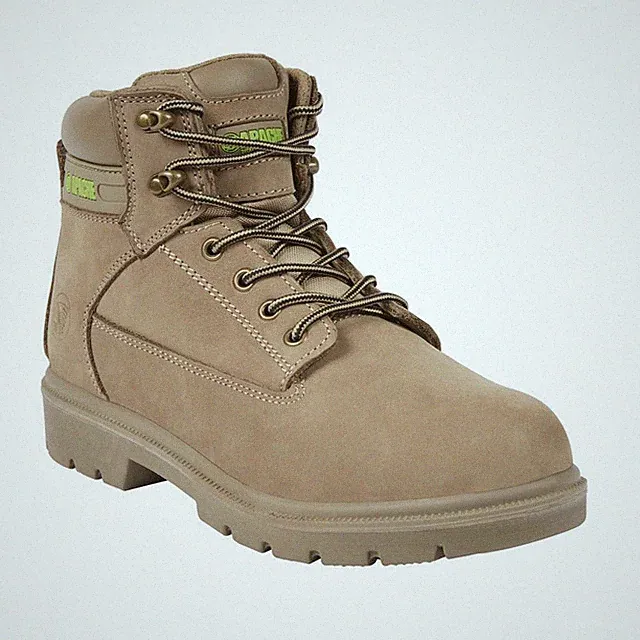 Apache Barnwell Arbeit Sicherheitsstiefel Stahlkappe Zwischensohle Nubukleder Größe 3-13 UK