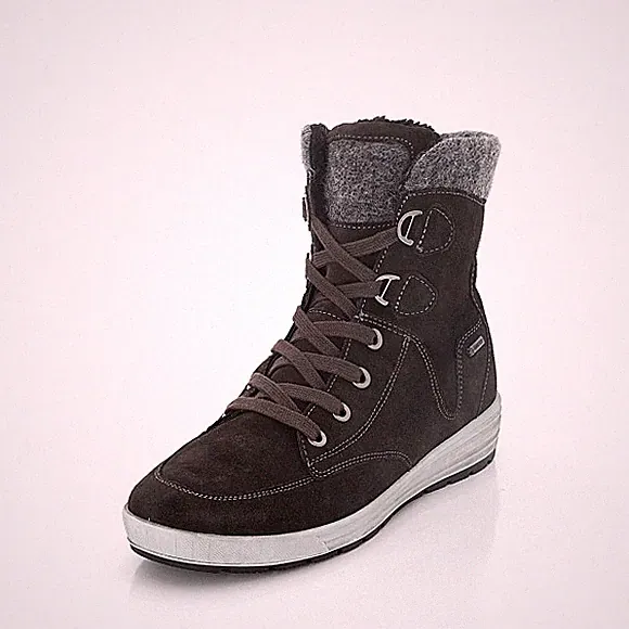 Ara, Damenschuhe Stiefelette Schnee-Boots Warmfutter Leder Gore Tex, Gr 4 - 7,5