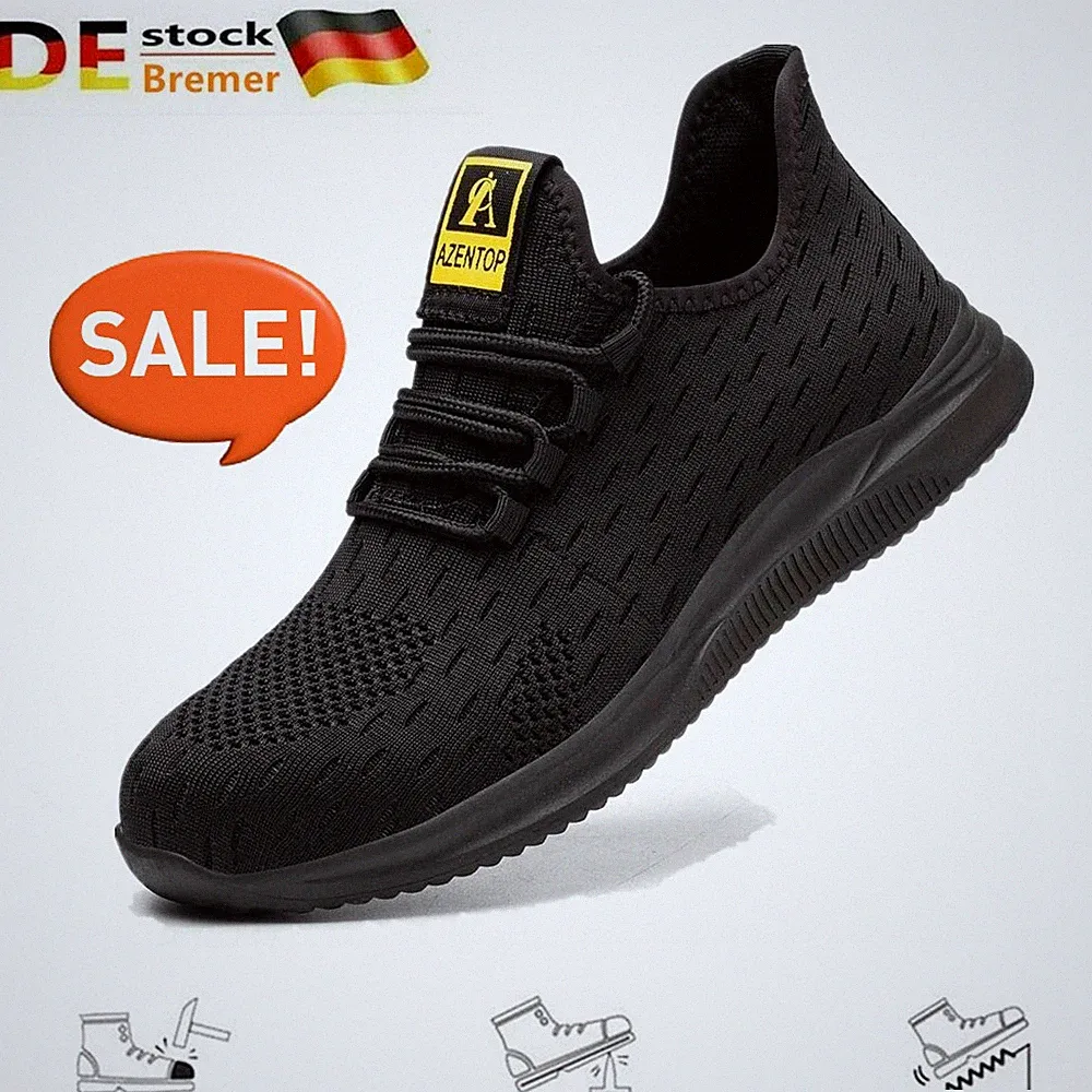 Arbeitsschuhe Sicherheitsschuhe Leicht Stahlkappe Sport Sneaker Herren DE Damen