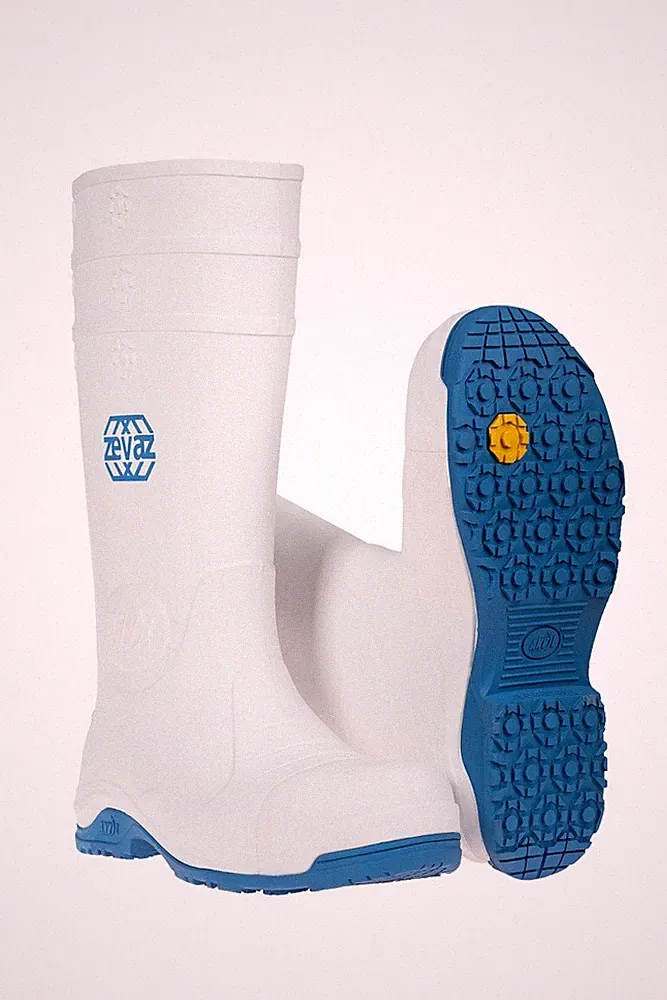 ARBEITSSTIEFEL EVA Zevaz WEIß GUMMISTIEFEL LEBENSMITTELINDUSTRIE GUMMI SALE!