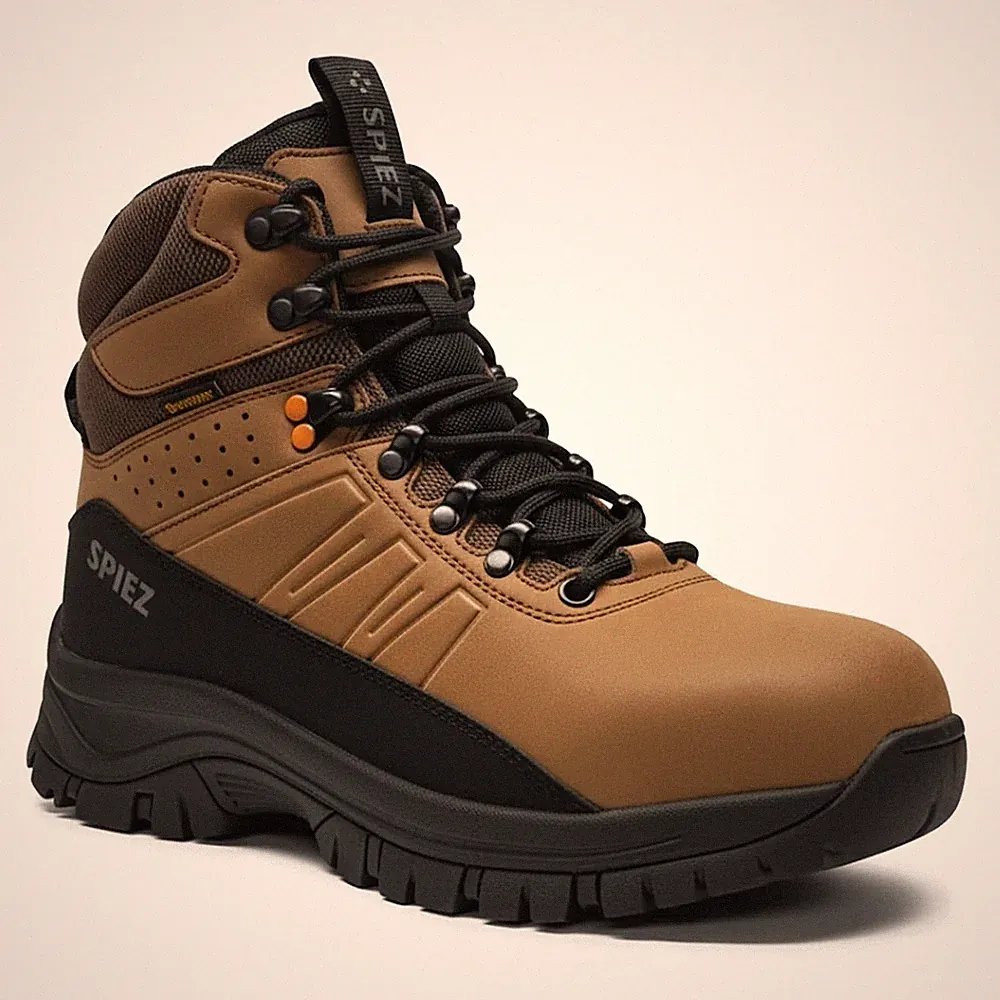 Arbeitsstiefel Herren S2 – Leichte Sicherheitsschuhe mit CompositeZehenschutz...