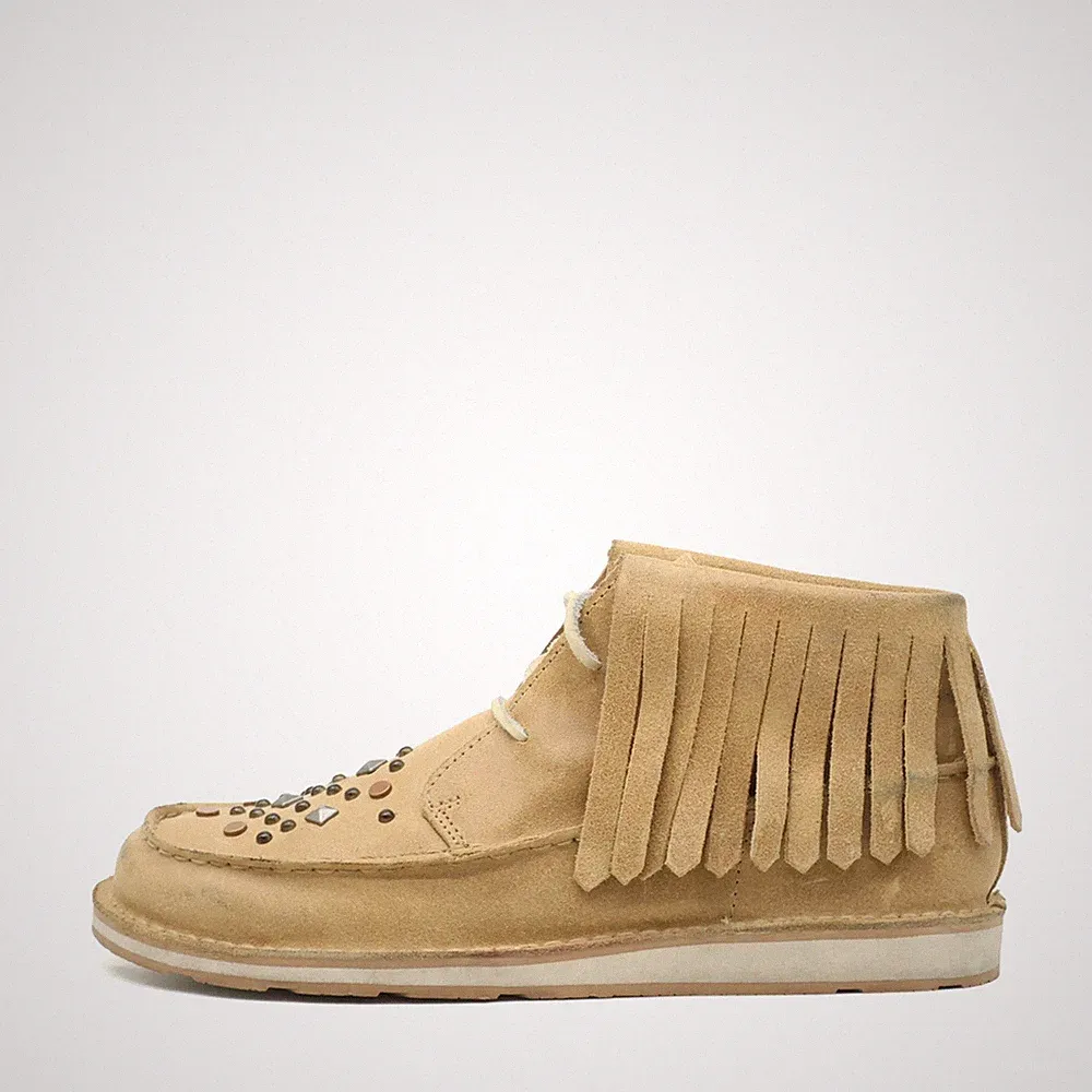 Ariat Damen 10021614 Stiefelette Beige Wildleder Moccasin Stiefeletten EU 40