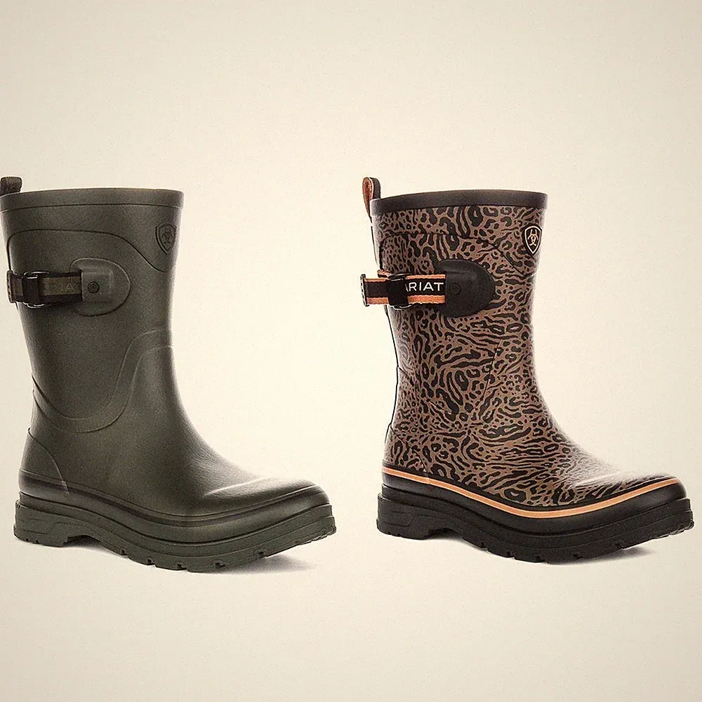 Ariat Kelmarsh Mittelhoch Leopard Chelsea Gummi Damen Stiefel IN Olive EU 36-42
