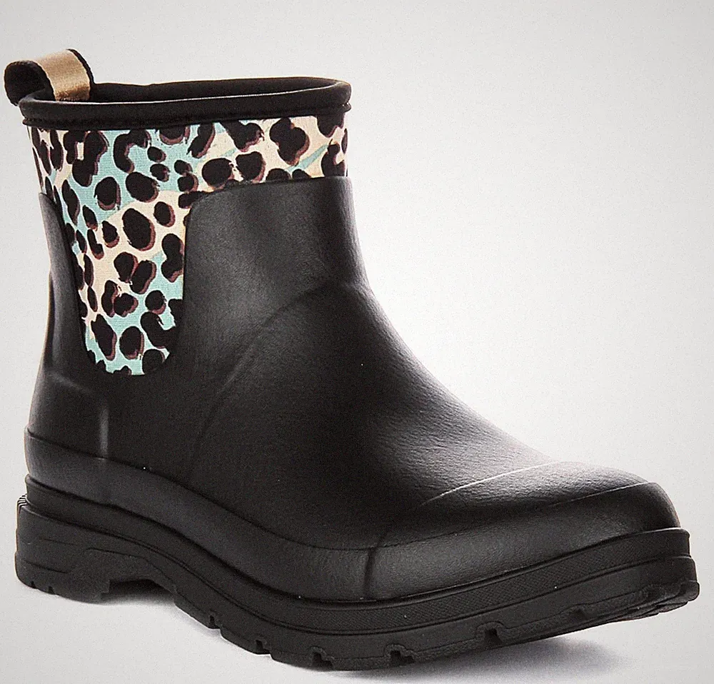 ARIAT Kelmarsh Sohle Leopard Chelsea Damen Stiefel IN Schwarz Multi EU37-41