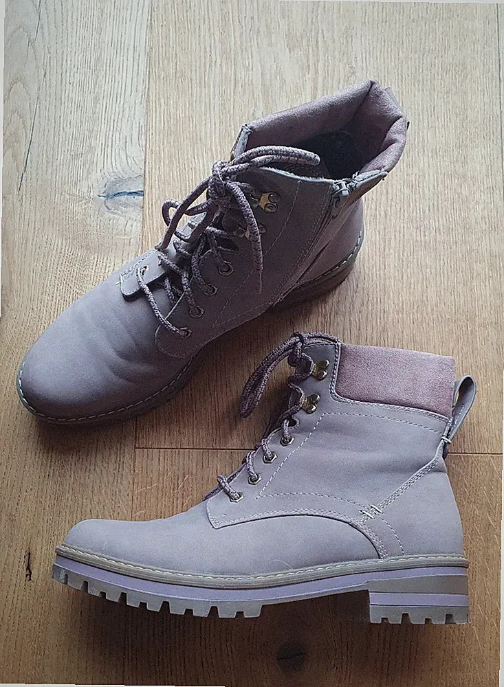 Arizona Stiefelette Boots altrosa/ flieder, Gr. 41 (42)