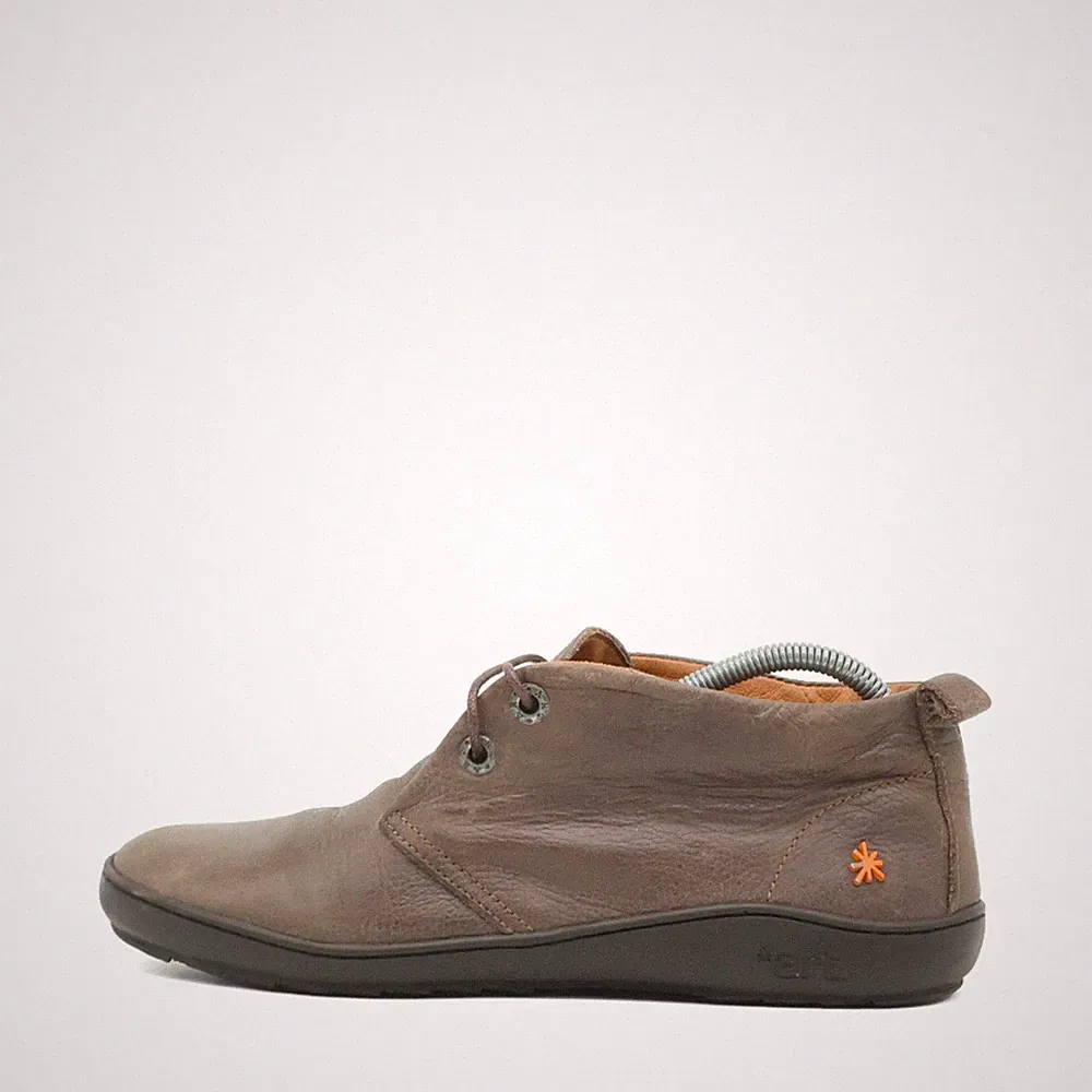 ART Damen 925 Halbschuhe Braun Leder Knöchelhoch Komfort Schnürschuhe EU 37