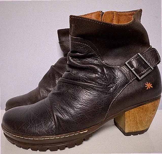 Art Stiefeletten Gr 37 Boots Schuhe Stiefel Booties Pumps 9014