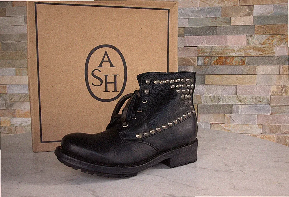 ash EU 37,5 Stiefel Stiefeletten Bootie Schuhe Vintage Trick neu ehem UVP 275 €