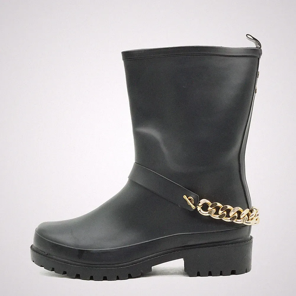 Gold Gummistiefel