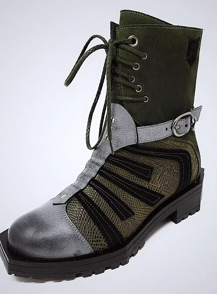 Blau Biker & Combat Boots