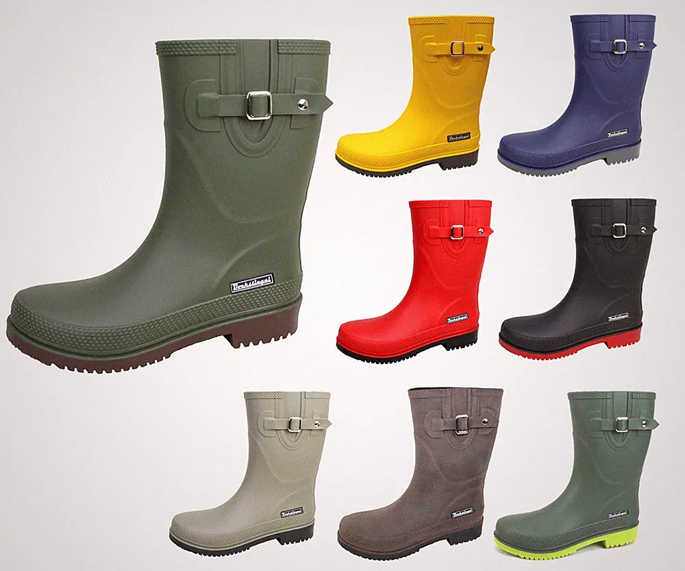 B-Ware Regenliebe Damen halbhoher Gummistiefel de Pladderregen Regenstiefel
