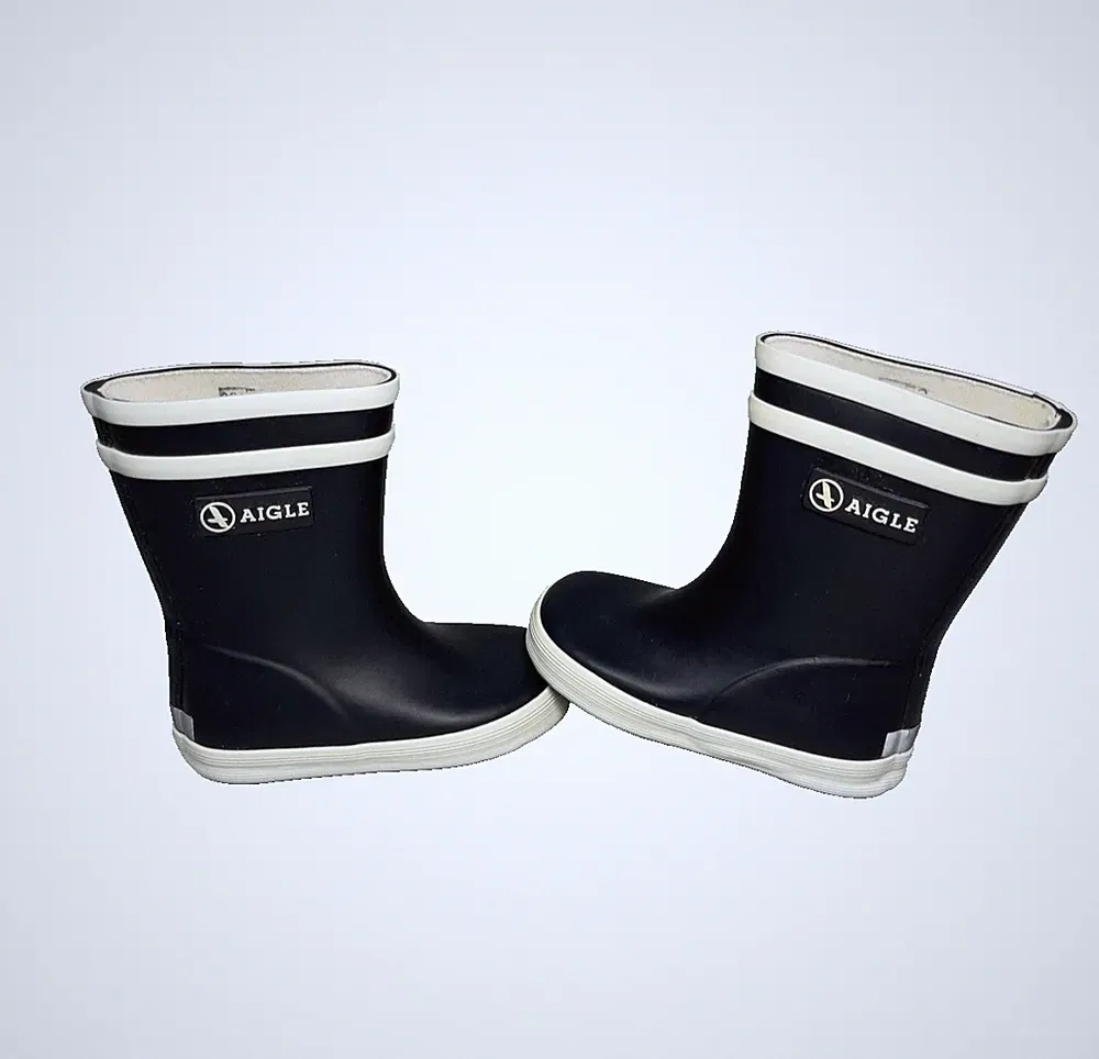 BABY FLAC Gummistiefel Kinder AIGLE; Gr. 22; Marineblau; Neu mit Karton