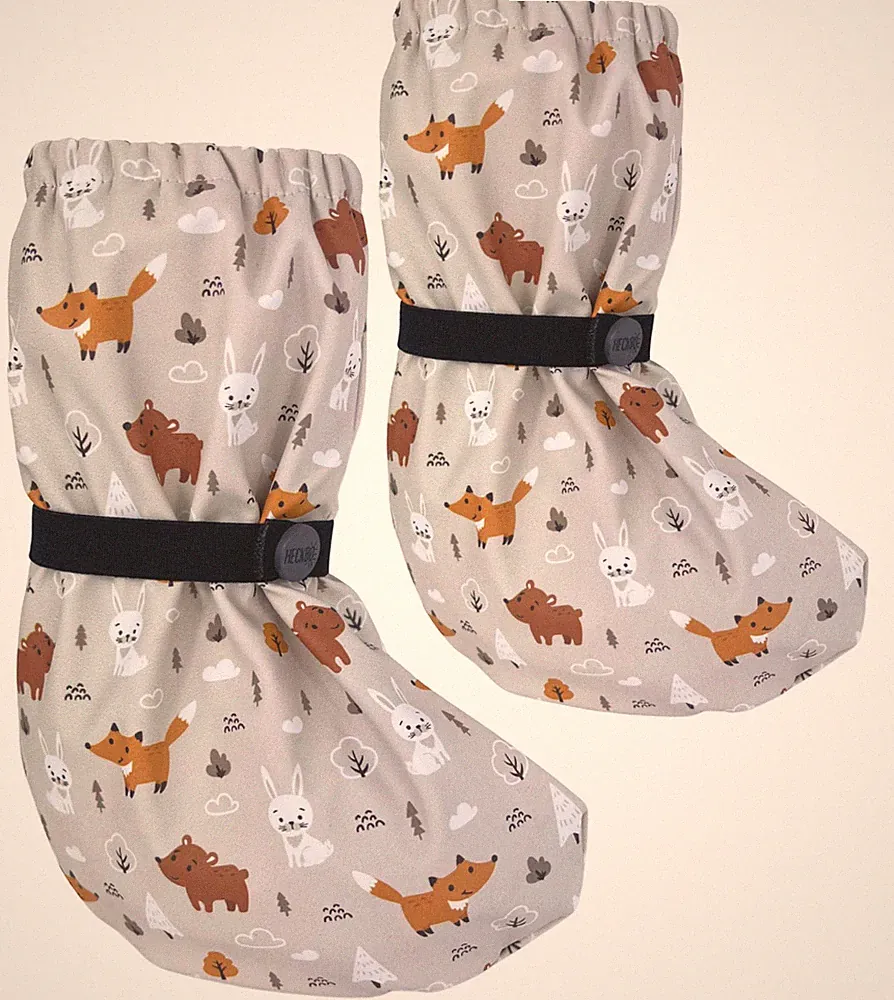 Baby Regenfüßlinge mit Vlies wasserdichte Regen Schuhüberzieher 3–24 Monate