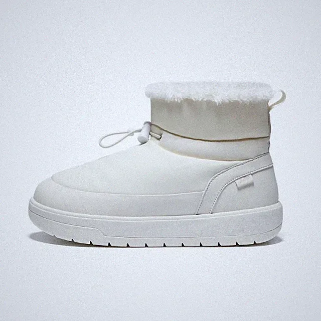 BALLOP Amber Mini Padded Schuhe Winterstiefel Creme Rutschfeste Sohle Kaninch...