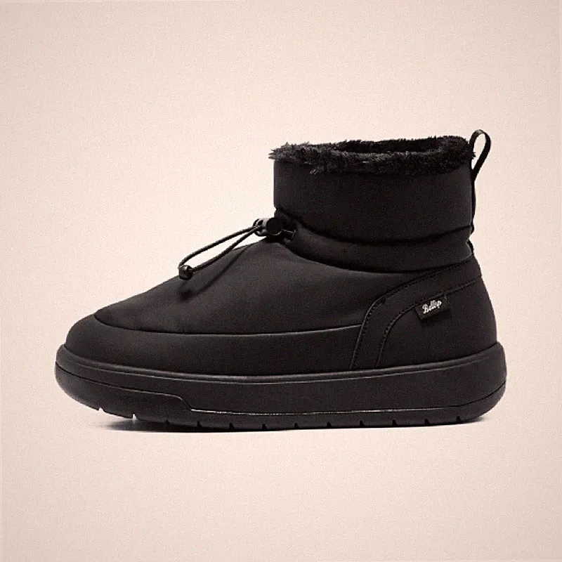 BALLOP Amber Mini Padded Schuhe Winterstiefel Schwarz Rutschfeste Sohle Kanin...