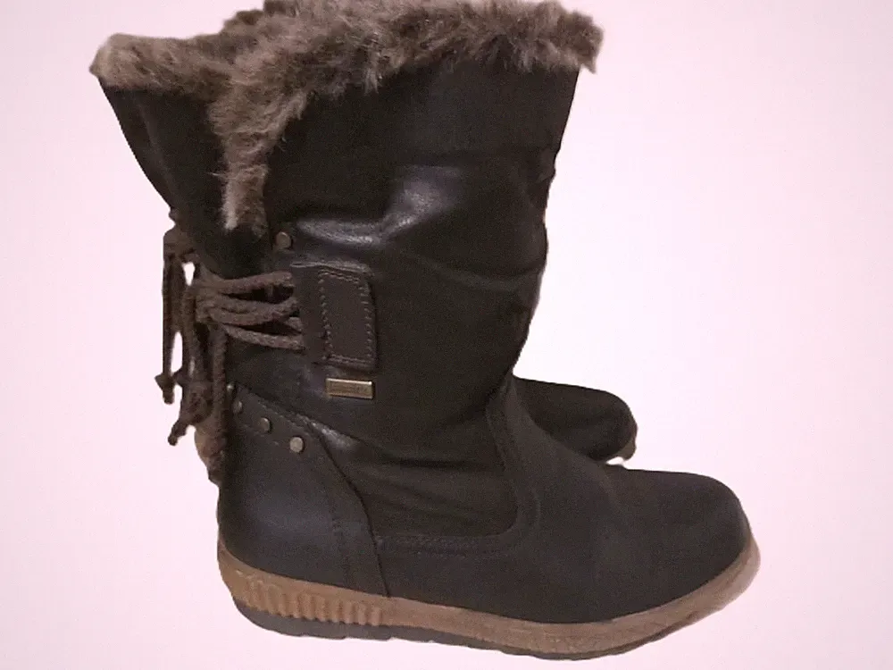 Bama-Tex Winterstiefel Boots wasserabweisend Stoßdämpfer Kunstfell Gr.39