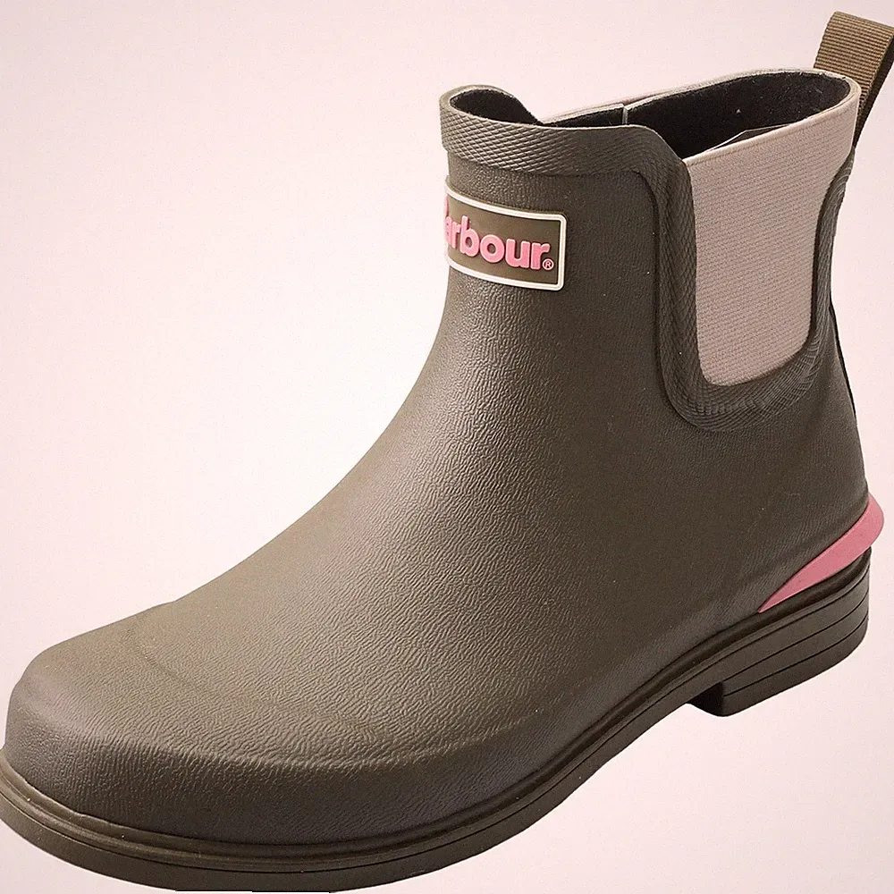 Barbour Abbeyfield Damen Gummistiefel Olivgrün - 37 EU
