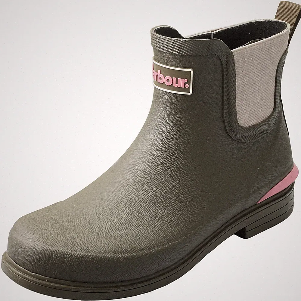 Barbour Abbeyfield Damen Gummistiefel Olivgrün - 38 EU
