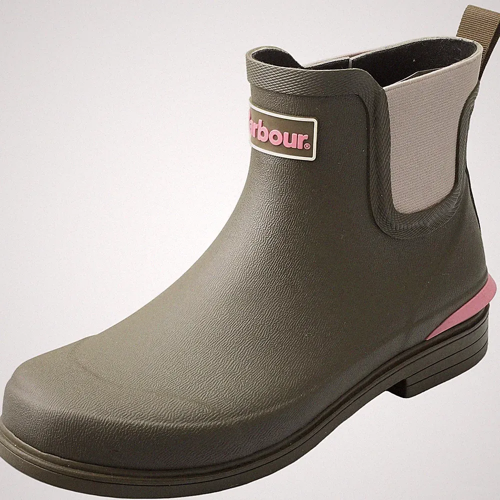 Barbour Abbeyfield Damen Gummistiefel Olivgrün - 40 EU