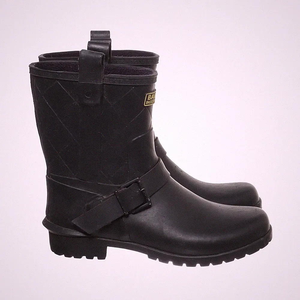 Barbour international, Kurze Gummistiefel, Größe: 37 1/2, Schwarz, Damen #Peh