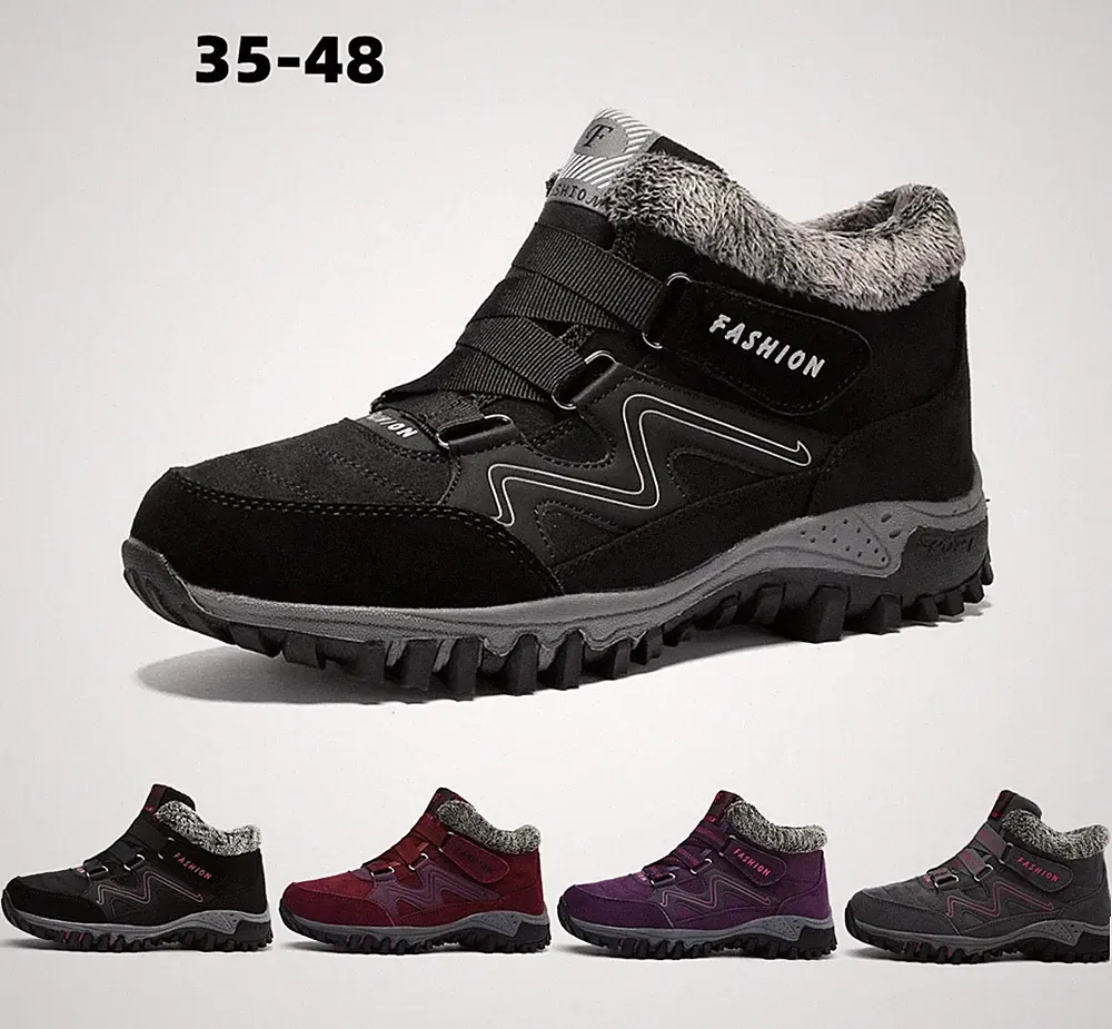 Barfuss Wanderhalbschuh Damen Winter Barfußschuhe Herren Trekking Stiefel Schuhe
