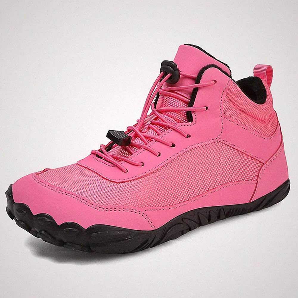 Barfußschuhe Warm Gefüttert Herren Winterschuhe Winterstiefel Traillaufschuhe DE