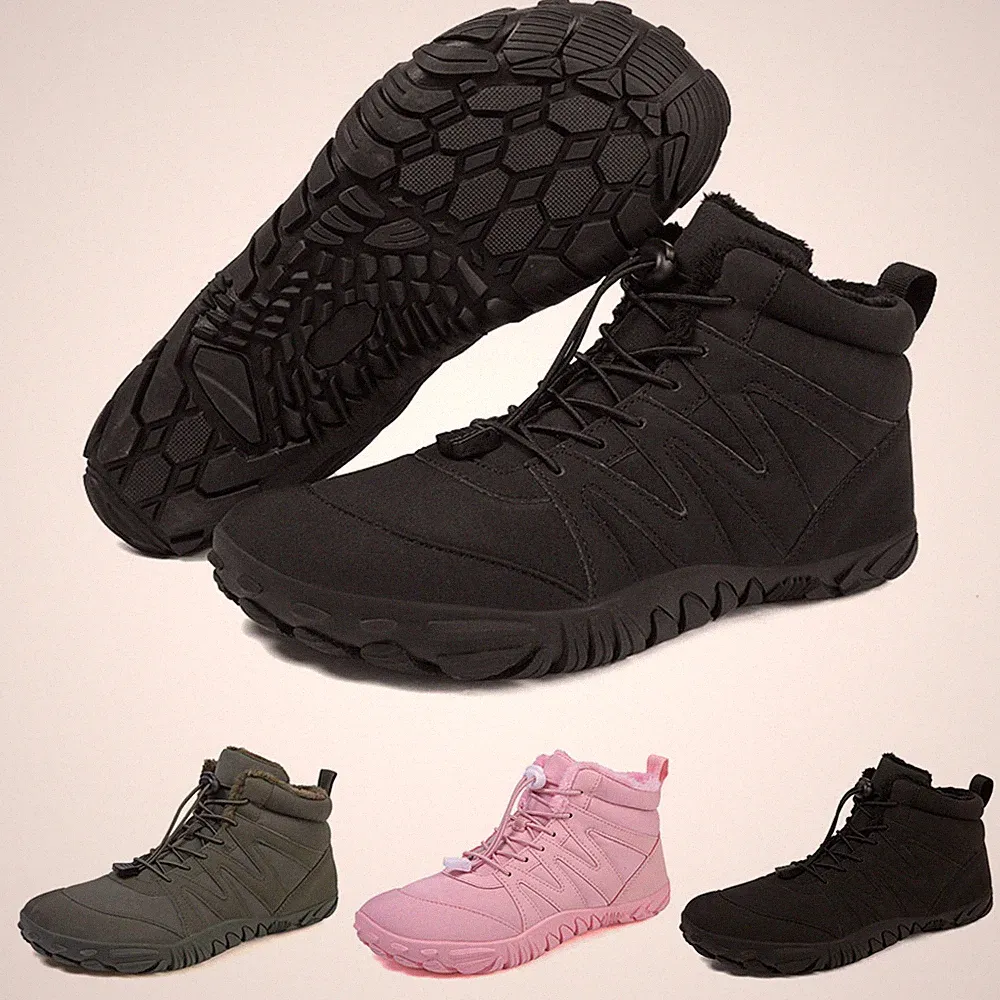 Barfußschuhe Winter Outdoor Herren Damen Herbst Winter Sneaker Barefoot Shoe