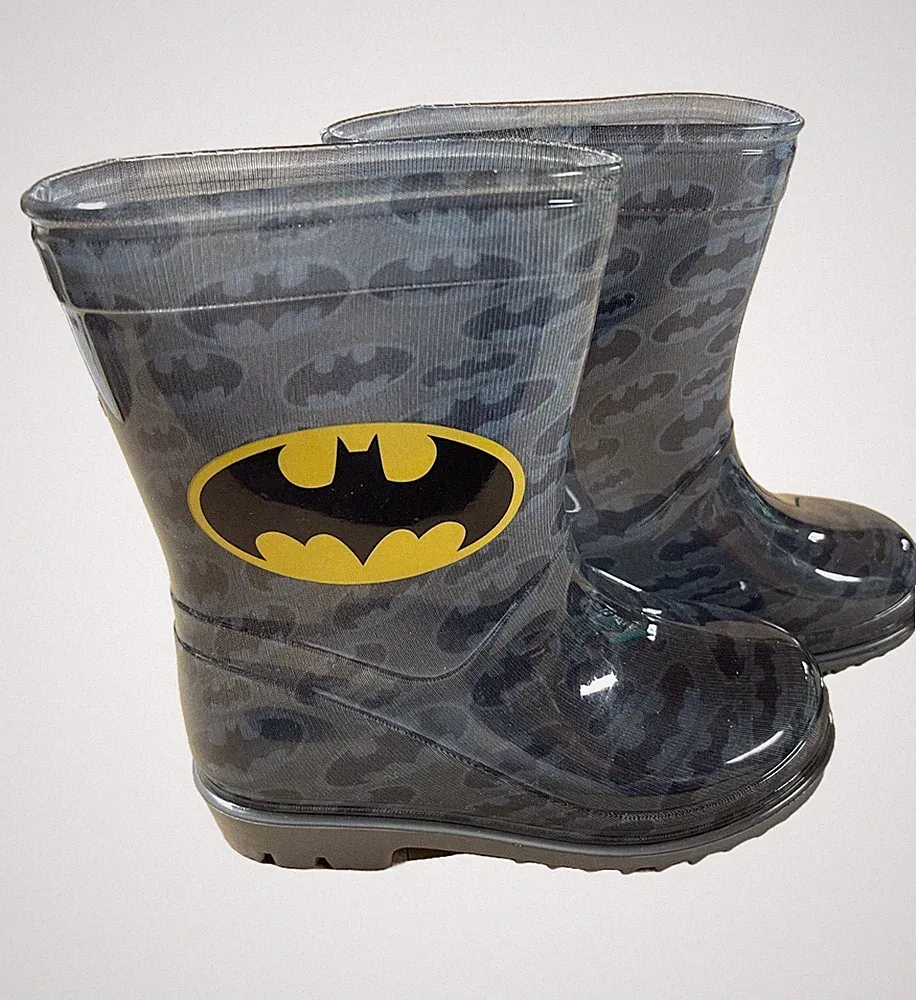 Batman Gummistiefel Regenstiefel Marvel Größen: 24 28 34