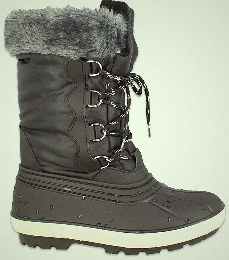 Beck 4007 Polaris Damen Schnür-Winter Stiefel Boots Gummistiefel gefüttert 36-41