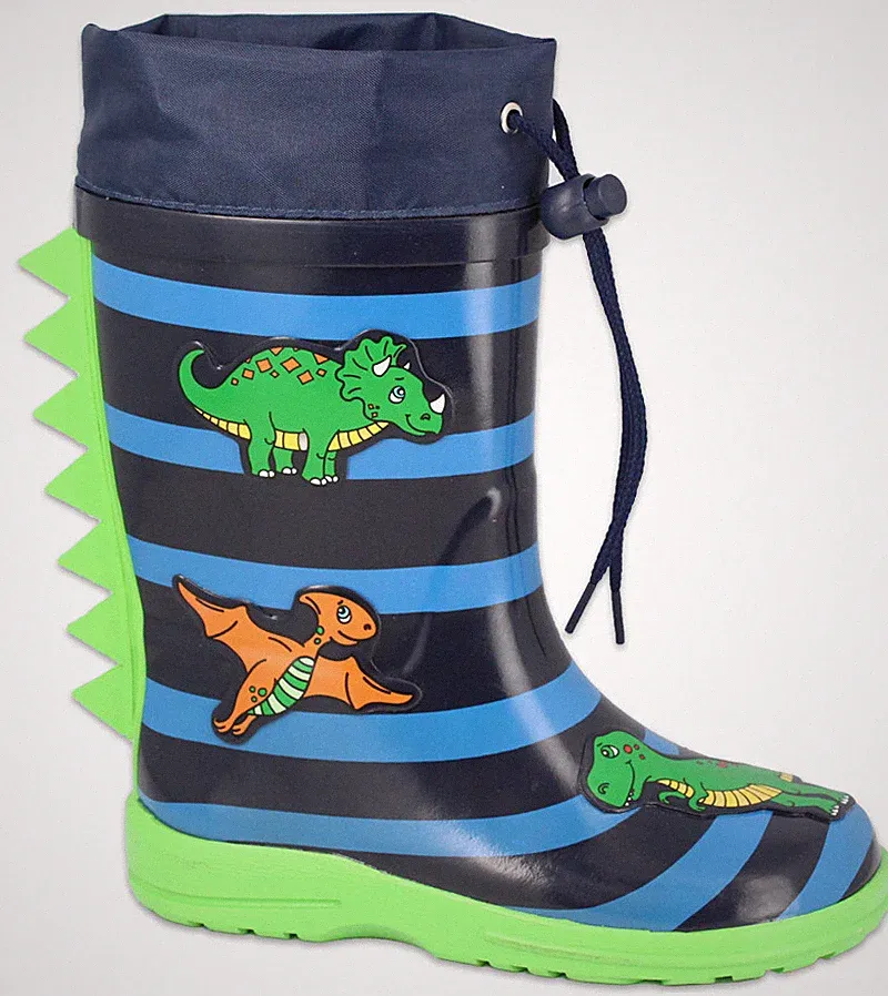 Beck 4009 Dinoworld Kinder Baby Gummistiefel Stiefeletten Regenstiefel 18-35 *
