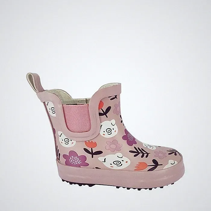 Beck 4045 Schweinchen Knöchelhoch Kinder Gummi Stiefeletten Regen Stiefel 18-30