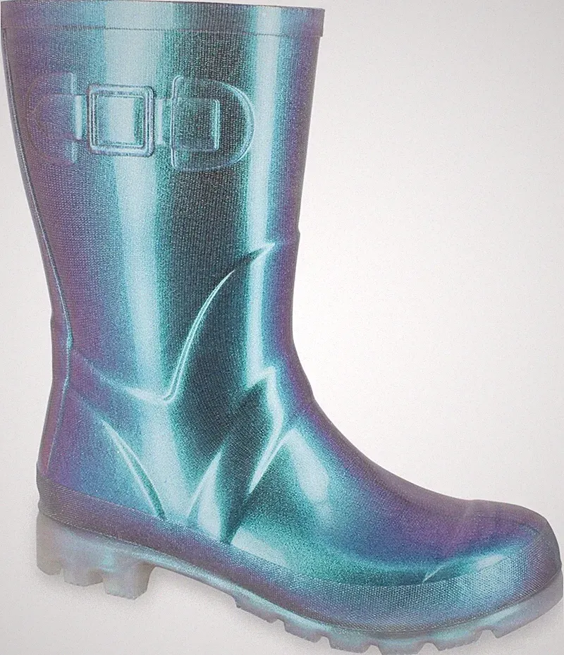 Beck 873 Glossy glänzende modische Gummistiefel Regenstiefel 36-42 Regen Damen