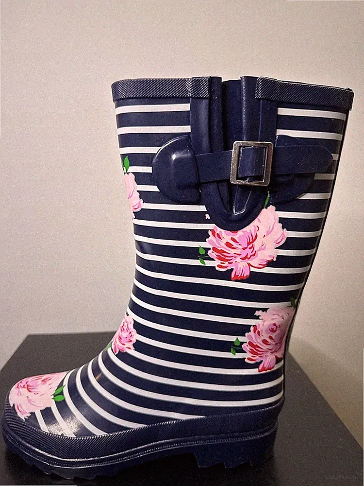Beck Damen Gummistiefel Gr. 39 Regenstiefel Stiefel Stripes