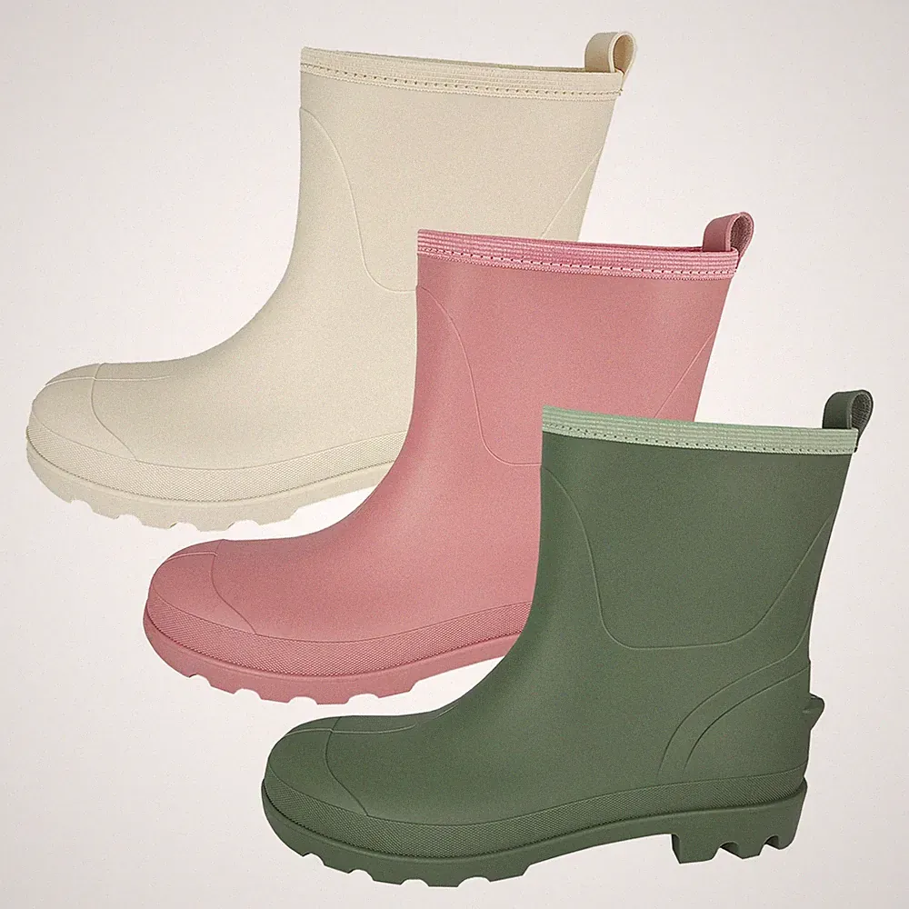Beck Damen Gummistiefel Regenstiefel Kurzschaft Stiefel Stiefelette Big Fellow