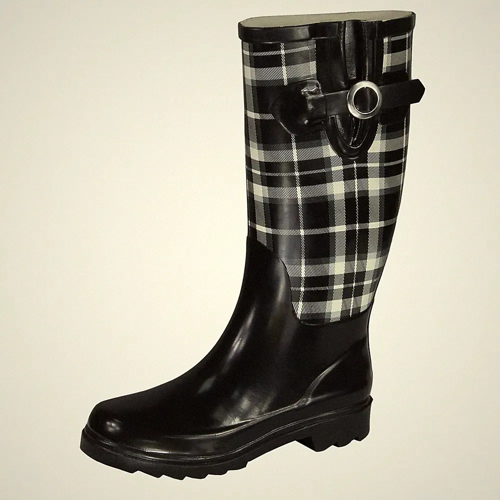 Beck Damen Gummistiefel Regenstiefel Stiefel Pepita