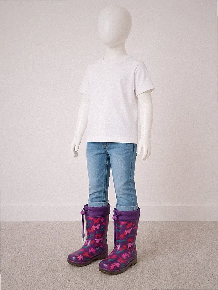 Lila Gummistiefel