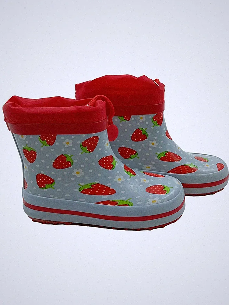 Beck Gummistiefel Kinder Größe 22 Erdbeer Blau Rot