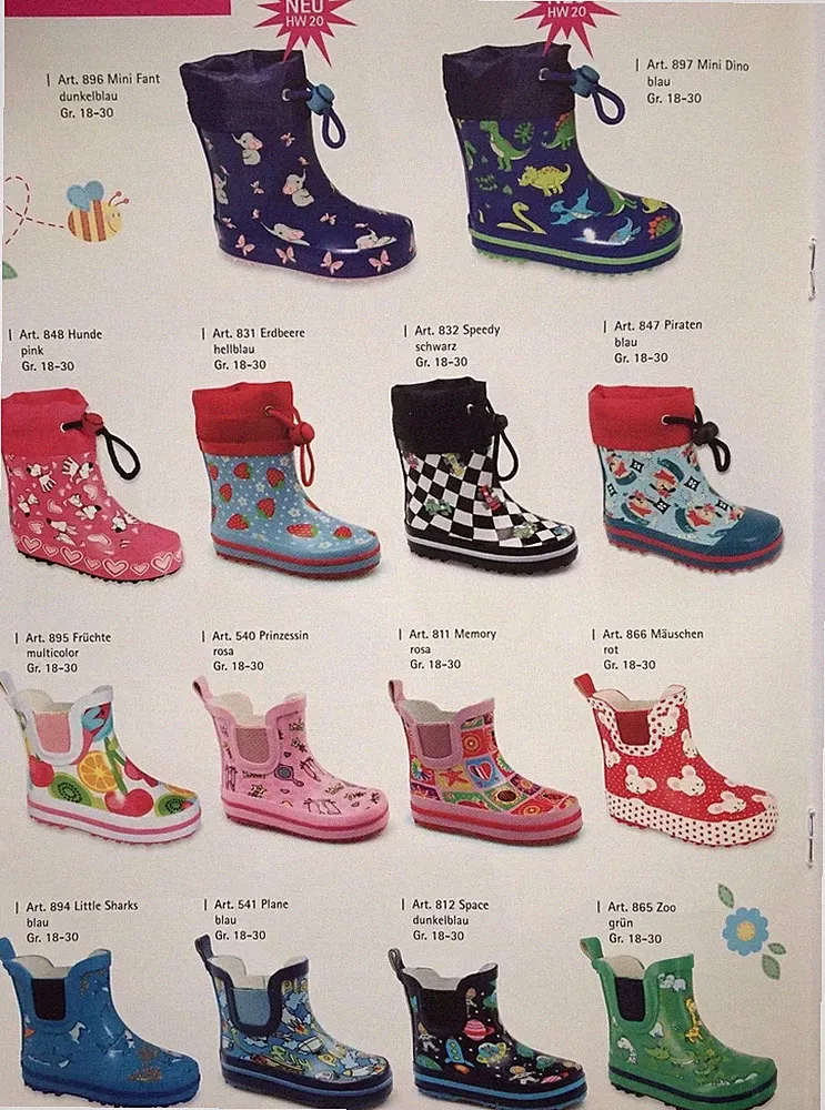 Beck Kinder Baby Gummistiefel Stiefeletten Regenstiefel halbhoch Gr. 18-30