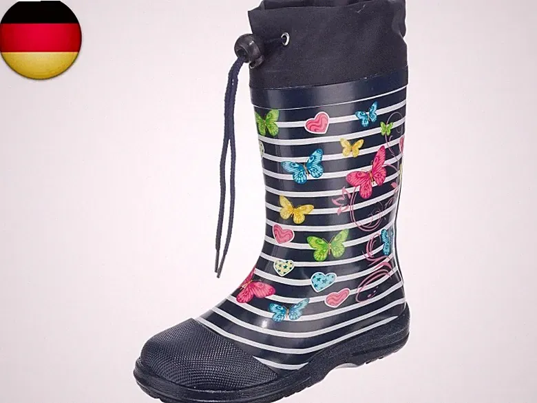 Naturkautschuk Glitzerstiefel