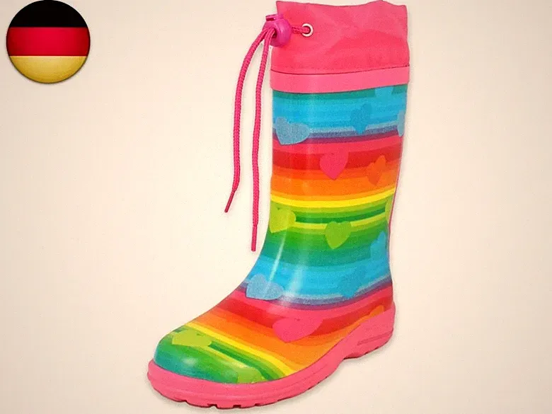 Beck Mädchen Regenbogen Gummistiefel