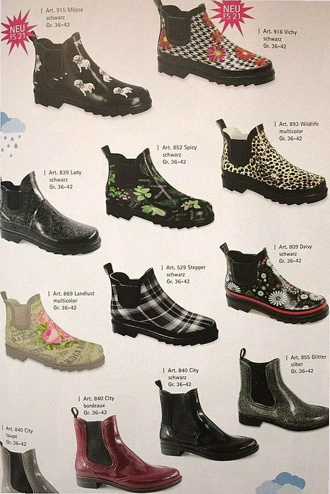 Beck Stiefeletten für Garten & Stadt Stiefel Gummistiefel Regenstiefel Gr 36-42*