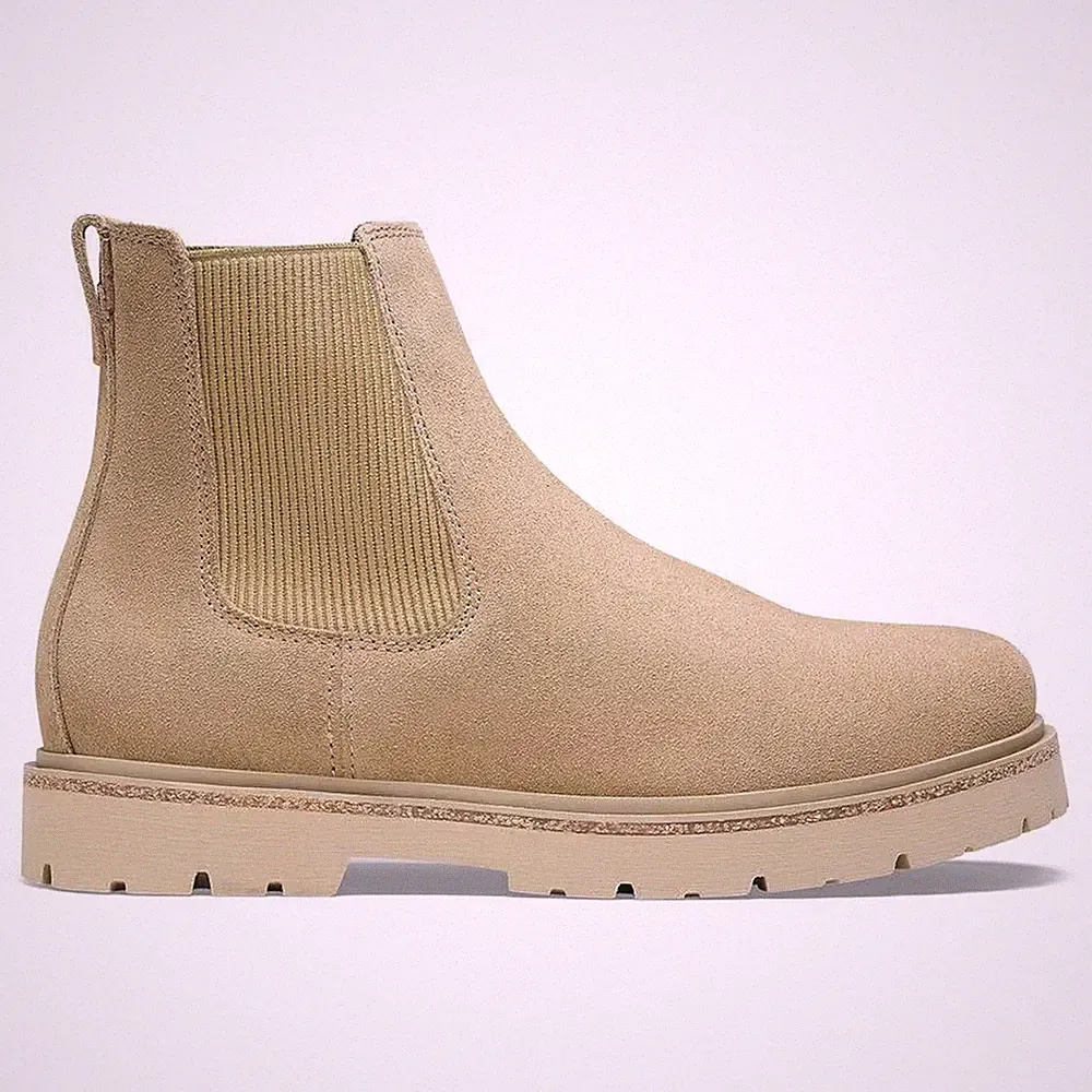 BIRKENSTOCK HIGHWOOD SLIP ON DAMEN Chelsea-Boot Stiefelette Boot beige 1025759