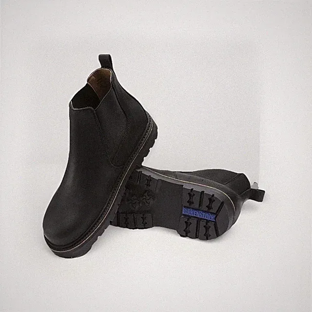 Birkenstock StalonII Black Stiefellette EU 39 Narrow Fit Neu OVP Fettleder/Nubuk