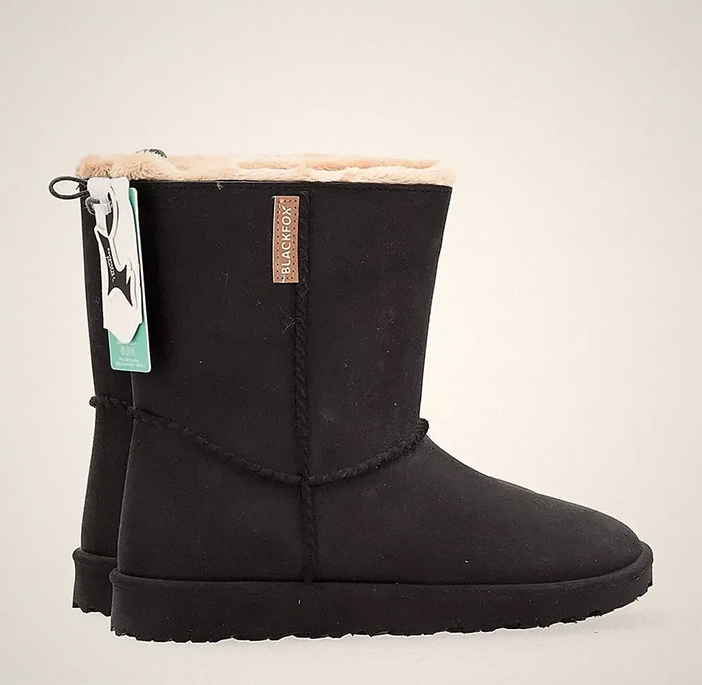 BLACKFOX Damen-Winterboot G-Stiefel Cheyennetoo Schwarz wasserdicht gefüttert