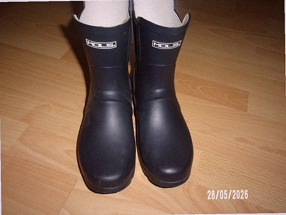 blaue Regenstiefel von MOLS in Größe 38