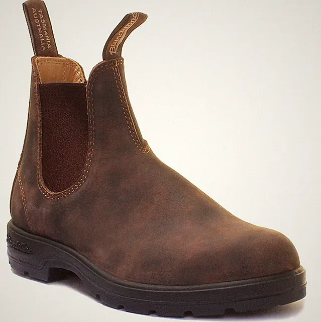 Blundstone 585 Premium Leder Chelsea Unisex Stiefel IN Rost EU 36-42