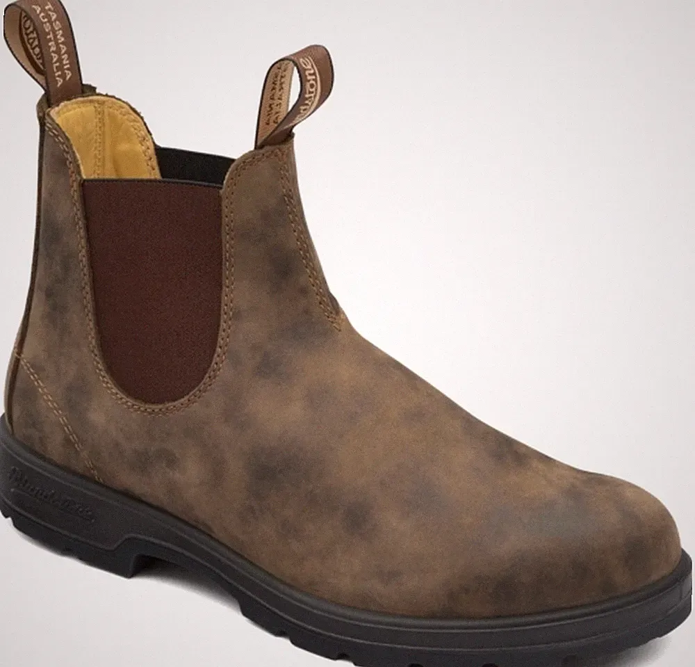Blundstone 585 Rustic Braun Leather (550 Series) Rindsleder