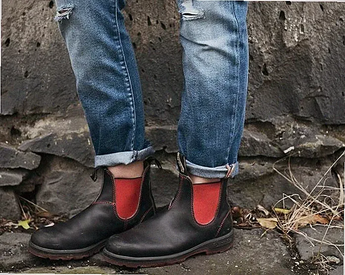 Blundstone Classic 550 Chelsea Boots Damen Leder Gefüttert Rutschfest